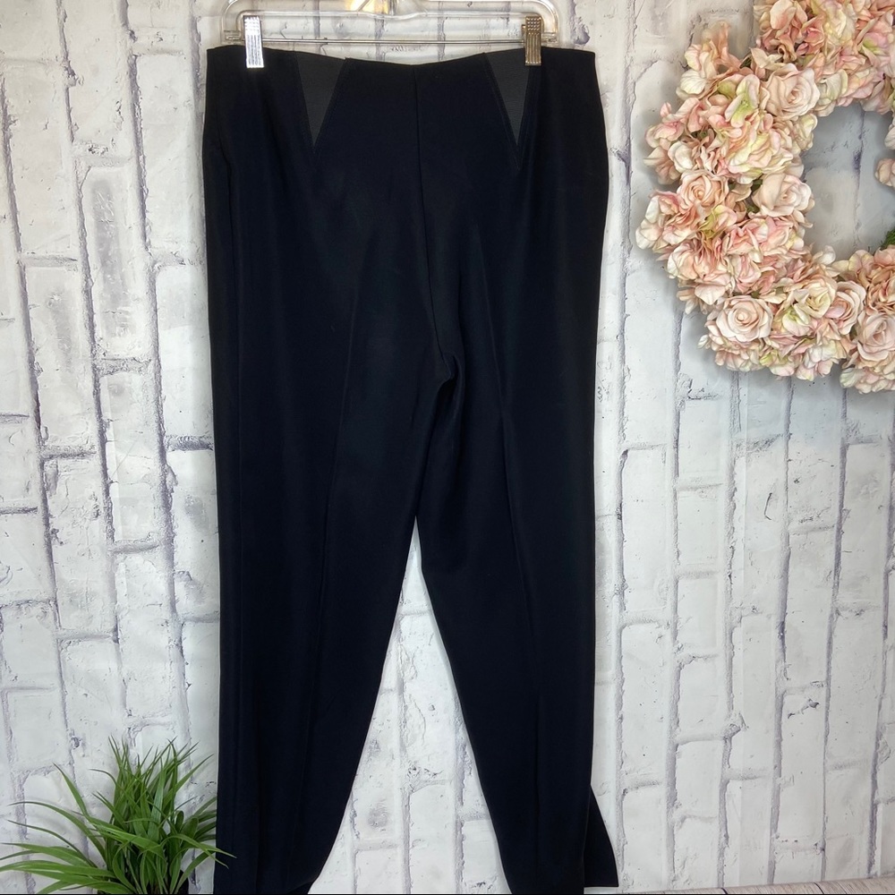 Vintage Joseph Ribkoff black front zipper size 12